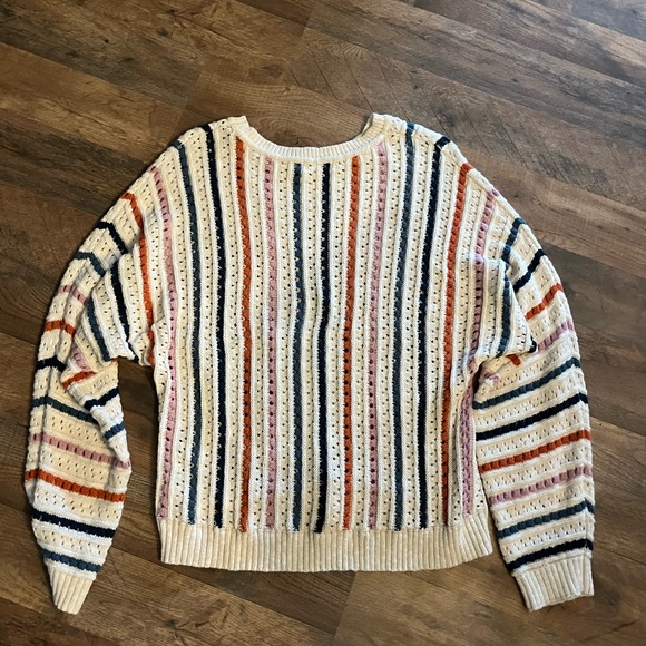 Knox Rose Striped Multicolor Sweater - Picture 1 of 2